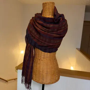 jurgenlehI 요건 레일 멋스러운 체크 무늬 스톨 숄