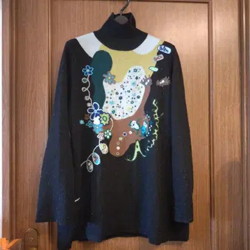 TOKUKO 1er VOL 토쿠코 니트 튜닉 동물 꽃 자수