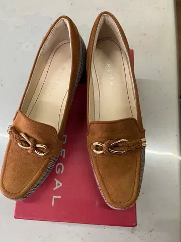 리갈 REGAL 로퍼 펌프스 브라운 23.5cm