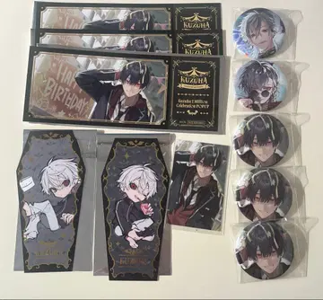 니지산지 쿠츠하 Happy B-day to Kuzuha 캔뱃지 카드