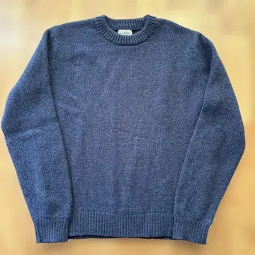 엘엘빈 울 스웨터 L 새상품급 정품 현행 네이비 LLbean