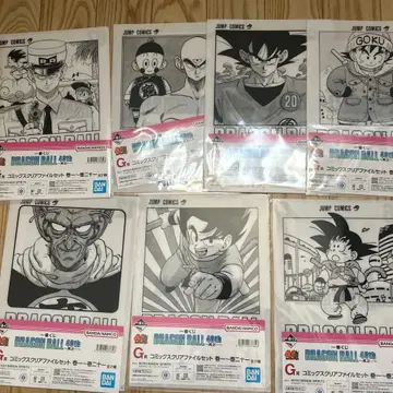 제일복권 드래곤볼 40주년 기념 G상 클리어 파일 7세트