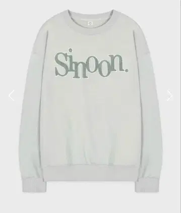 Sinoon. 로고 맨투맨 시누운 한국 트레이닝복 자수