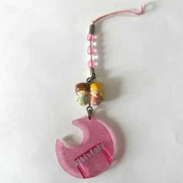 산리오 키키라라 스트랩 키링 달 반짝반짝 레트로