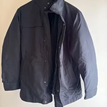 블랙 3way 다운 자켓 프론트 지퍼