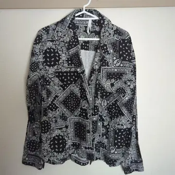 HALHAM 긴팔 셔츠 페이즐리 무늬