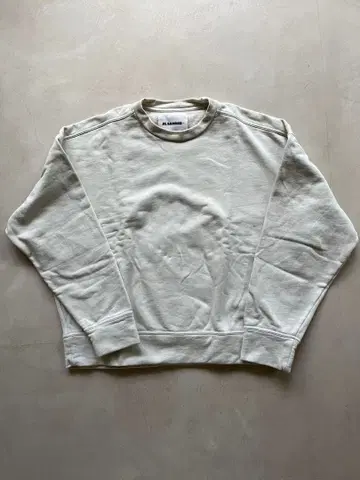 질 샌더+ 라임 그린 맨투맨