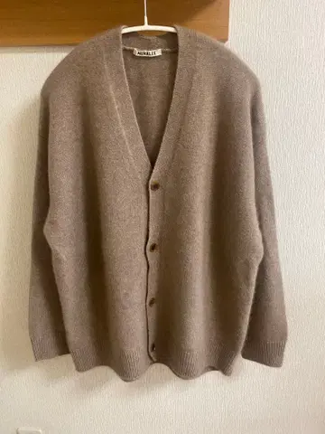 AURALEE 오라리 BABY CASHMERE KNIT CARDIGAN