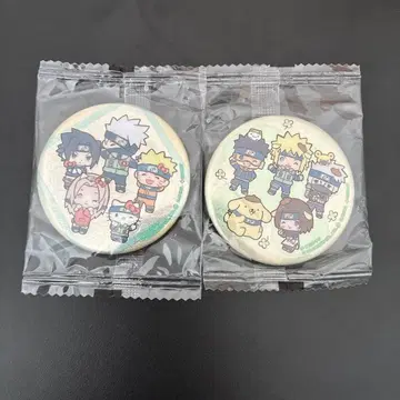 NARUTO 산리오 캔뱃지 2세트 카카시반 미나토반 제7반