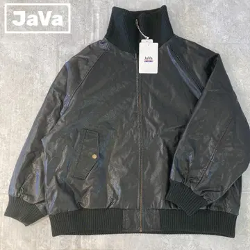 [택 포함 새상품] JaVa 자바 리브 터틀 페이크 레더 자켓 [L]