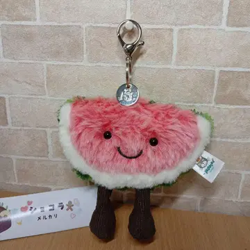 새상품급 jellycat watermelon 수박 봉제 인형 키링