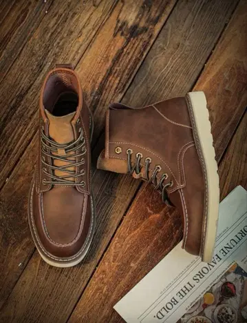 남성용 부츠 브라운