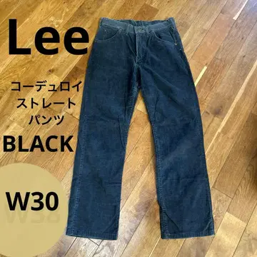 Lee 코듀로이 스트레이트 팬츠 BLACK 레어템