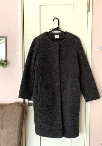 URBAN RESEARCH DOORS 보아 롱 코트 그레이