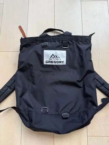 GREGORY 블랙 백팩