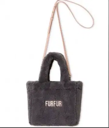 FURFUR 그레이 퍼 토트백