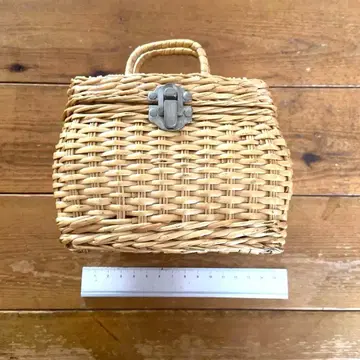 [ 쇼와 레트로 ] 손잡이 달린 어린이용 카고백 앤티크