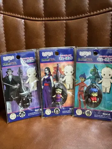 [ 미개봉 ] 레어 요괴인간 벰 x 큐피 3종 세트 콜라보 레어