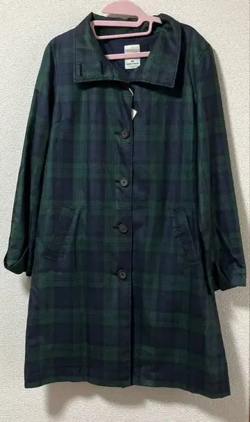 새상품 택 포함 mystywoman 체크 무늬 코트 미스티우먼