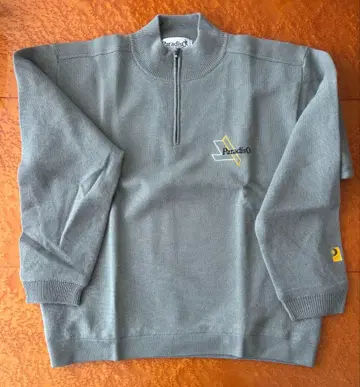 Paradiso 그레이 하프 지퍼 스웨터