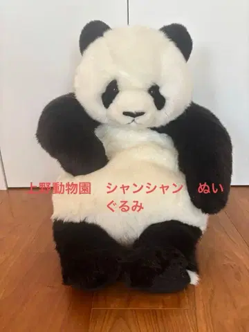 우에노 동물원 샹샹 봉제 인형 안아줘 샹샹