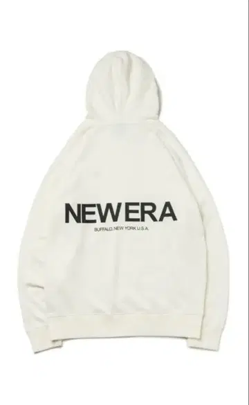 NEW ERA 화이트 후드티
