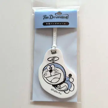 새상품 미사용 도라에몽 천연 가죽 백참 키링