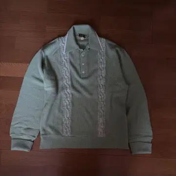 70s 빈티지 니트 피케 셔츠 구제 의류 미국제