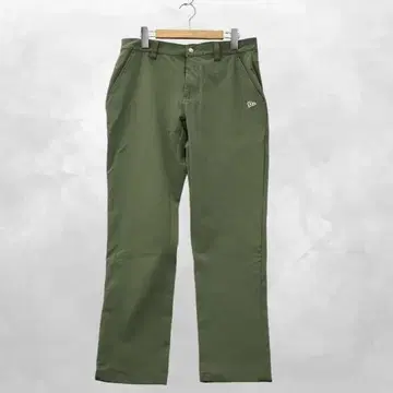 뉴에라 NEW ERA 로고 자수 테이퍼드 스트레치 팬츠 L