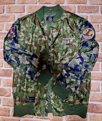 밀리터리 자켓 MA-1 자켓 카모플라쥬 LRG XL 에어포스