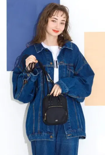 ACCOMMODE 포인트 스티치 미니 숄더