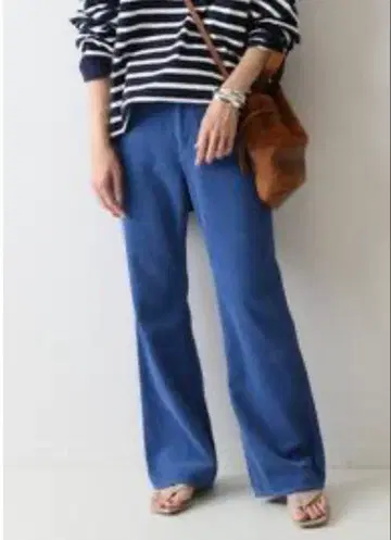 Framework 코듀로이 세미 와이드 팬츠