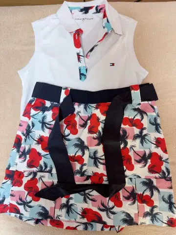 TOMMY HILFIGER 여성용 골프웨어 S 상하의 세트