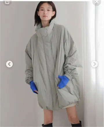 로리즈팜 몬스터 코트 다운 라이트 카키