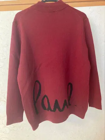 폴스미스 로고 터틀넥 니트