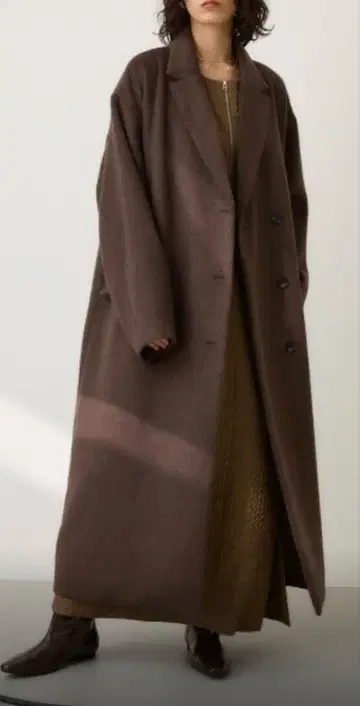 코트 체스터 코트 체스터 더블 롱 코트