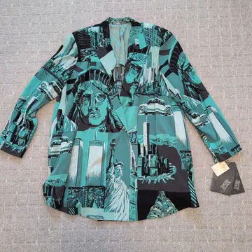 TOKUKO 1er VOL 자유의 여신 프린트 자켓 M