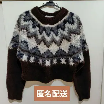 UNITEDARROWS 노르딕 니트