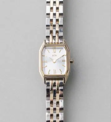 ete 실버 골드 팔각형 손목시계