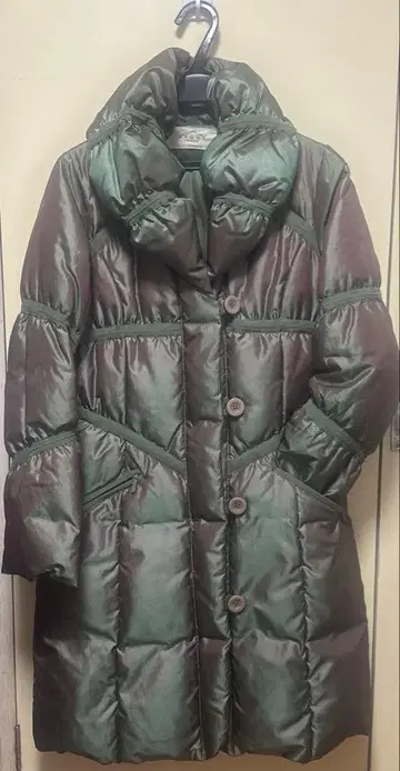 [ 긴자 매기 ] 다운 코트 ( 그린 타마무시 컬러 ) 38 사이즈