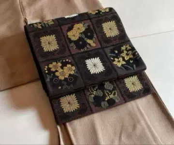 후쿠로 오비 순수 실크 육통 미사용