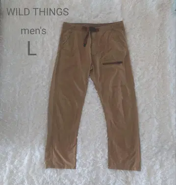 WILD THINGS x DOORS 나일론 팬츠 L 브라운