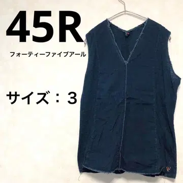 [새상품급] 45R 슬리브리스 네이비 3사이즈