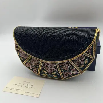 토리이 상점 비즈 백 파티 백 체인 고급 비즈 블랙 장인