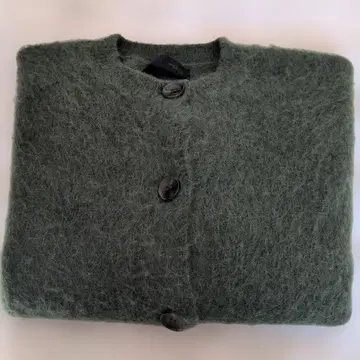 ZARA 그린 숏 슬리브 가디건