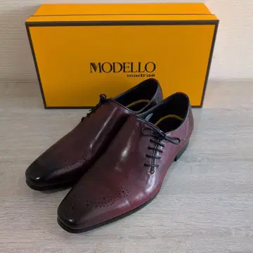 새상품급 모데로 MODELLO 사이드 레이스 비즈니스 슈즈 DM7272