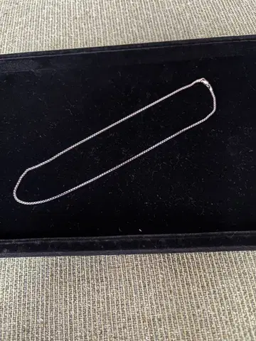 실버 체인 목걸이 925
