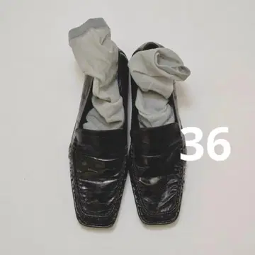 당일 발송 TODAYFUL Squaretoe Gather Loafers