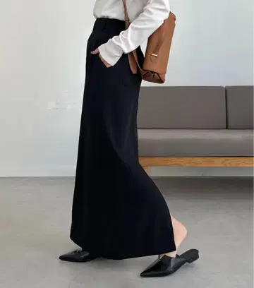 CAPRICIEUX LE'MAGE 맥시 I라인 스커트 PS 사이즈