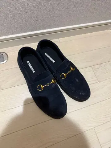 CONVERSE 네이비 스웨이드 로퍼